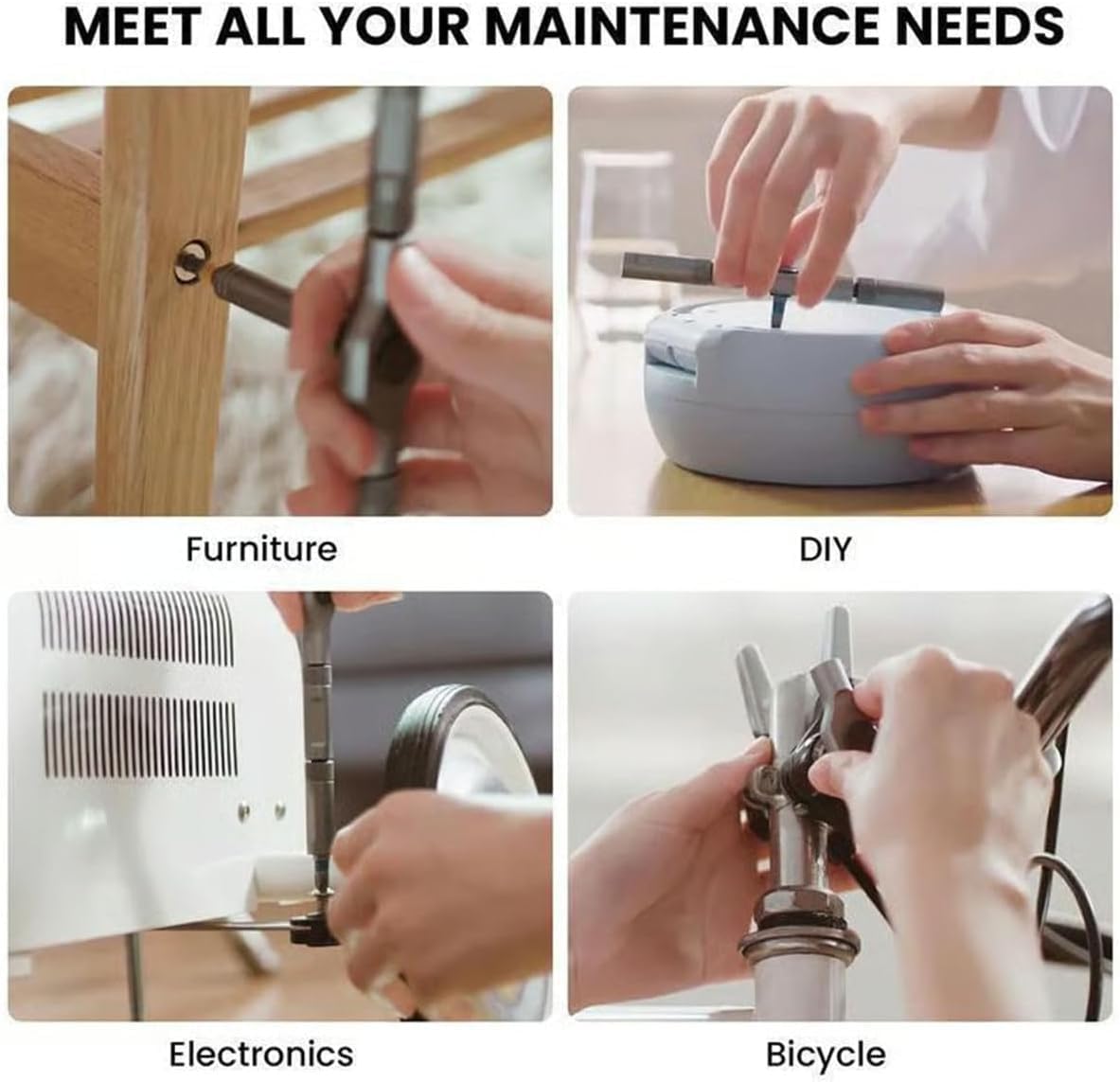 42-in-1 magnetische schroevendraaierset – precisie reparatieset met bits