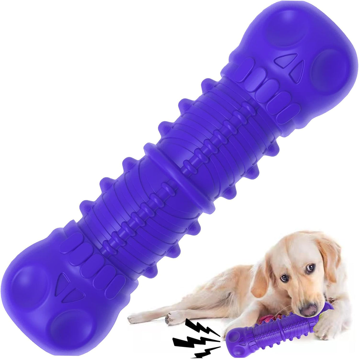 Rubberen kauwspeeltje voor honden