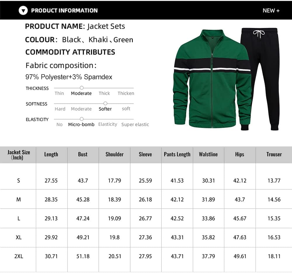 Casual heren trainingspak – Elin