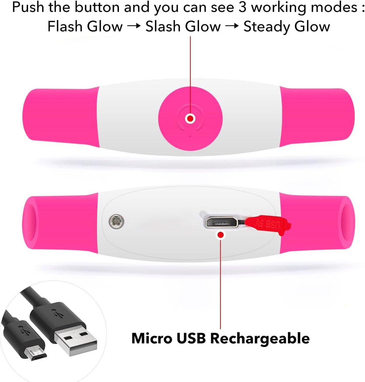 GlowSafe LED hondenhalsband