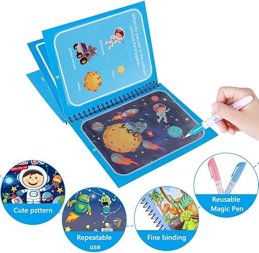 Set van 4 herbruikbare waterkleurboeken