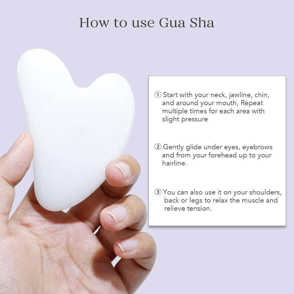 Gua-sha- en jaderollerset Instant Glow