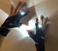 Werkhandschoenen met LED HandyLight
