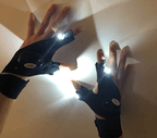 Werkhandschoenen met LED HandyLight