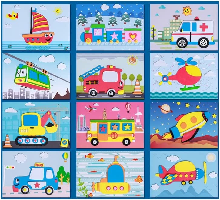 3D foam sticker puzzel