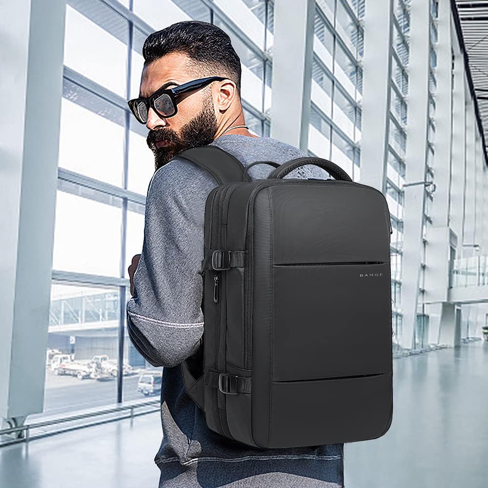 Uitbreidbare 26–45L reisrugzak met laptopvak & zijhandvat