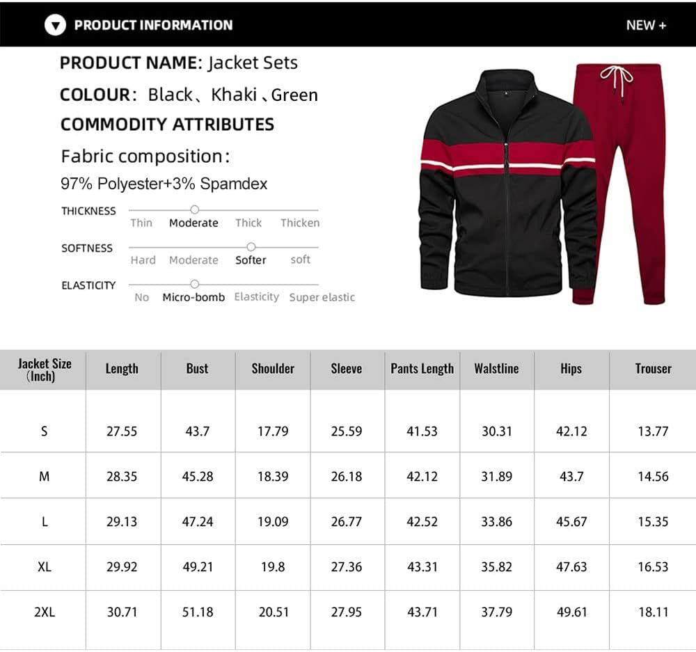 Casual heren trainingspak – Elin