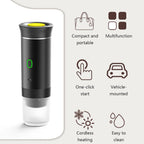 Draagbare 3-in-1 espresso koffiemaker met oplaadbare batterij