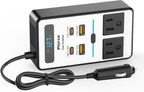 Auto-omvormer van 12 V DC naar 220 V AC, 200 W, met USB-C en snellader — afbeelding 10