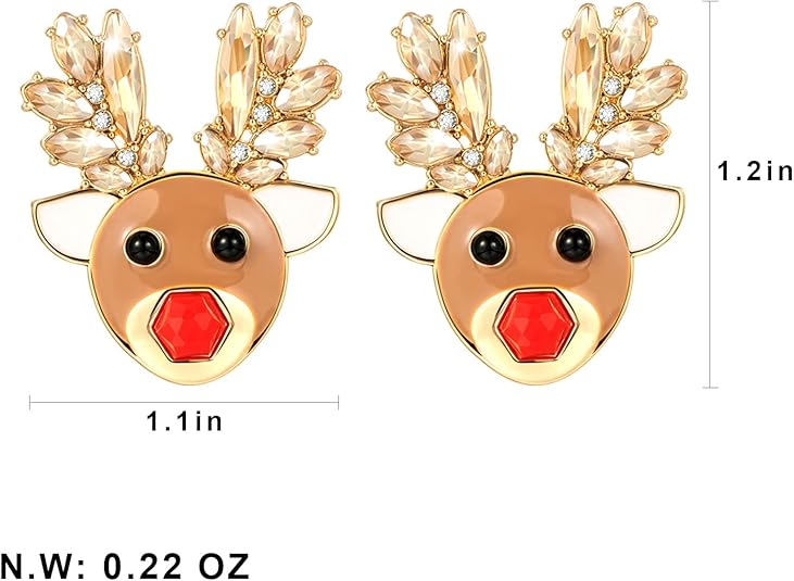 Kerst oorbellen