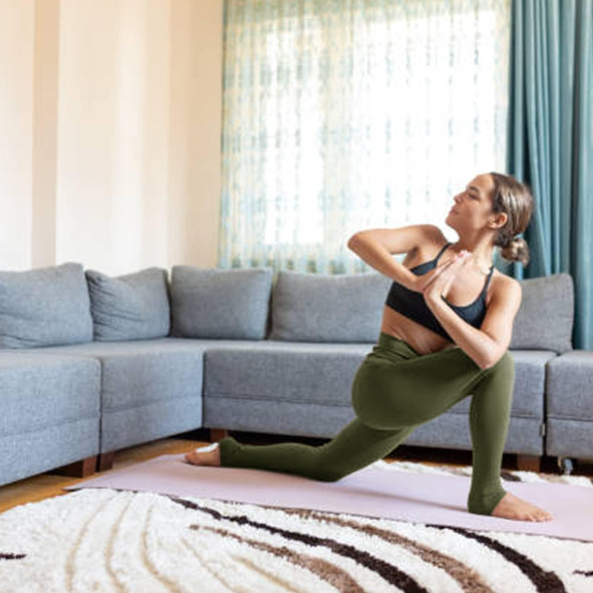 LuxeFit high-waisted leggings