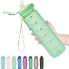 Waterfles van 900 ml met rietje
