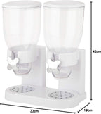 Dubbele ontbijtgranen dispenser