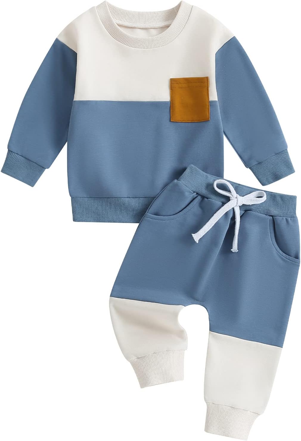 Baby jogger set winter – contrast sweatshirt en broek