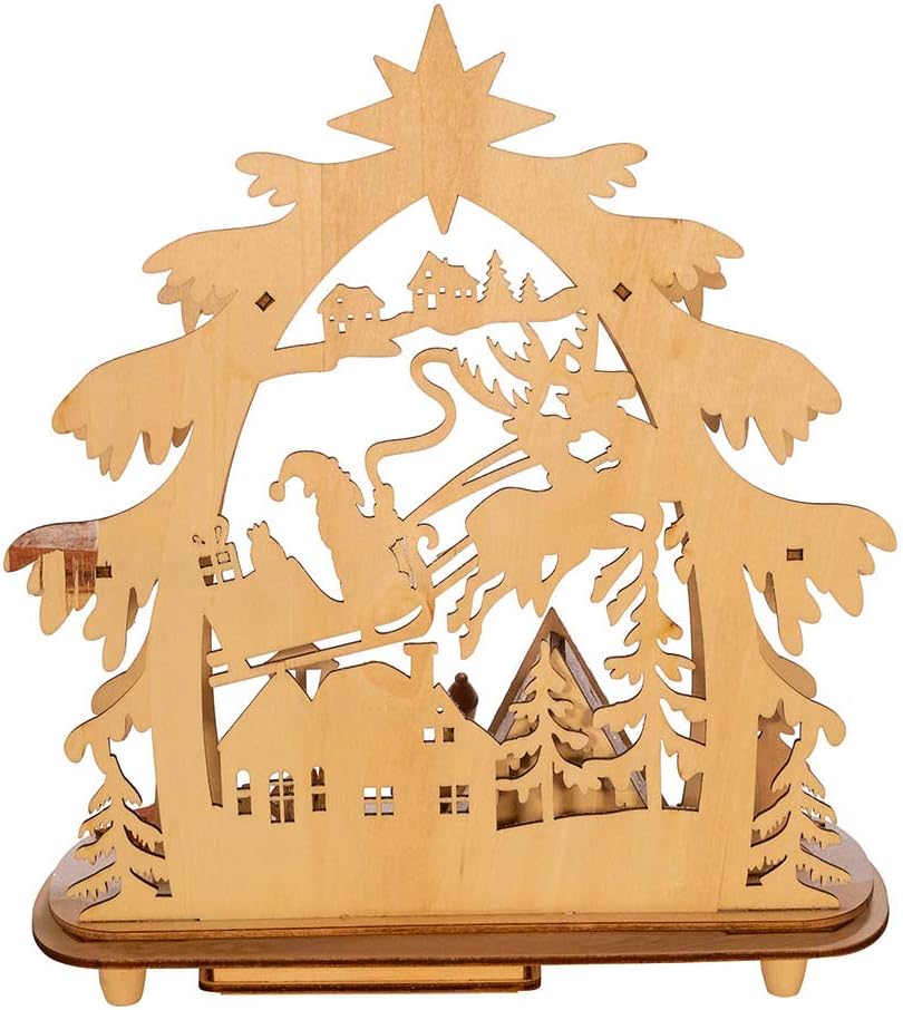 LED kerst dorp huisje