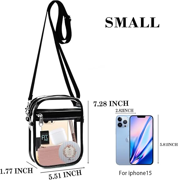 Transparante crossbody tas – Liva