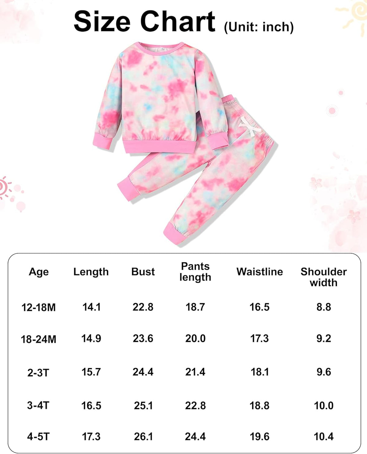 Warme baby sweater set voor meisjes