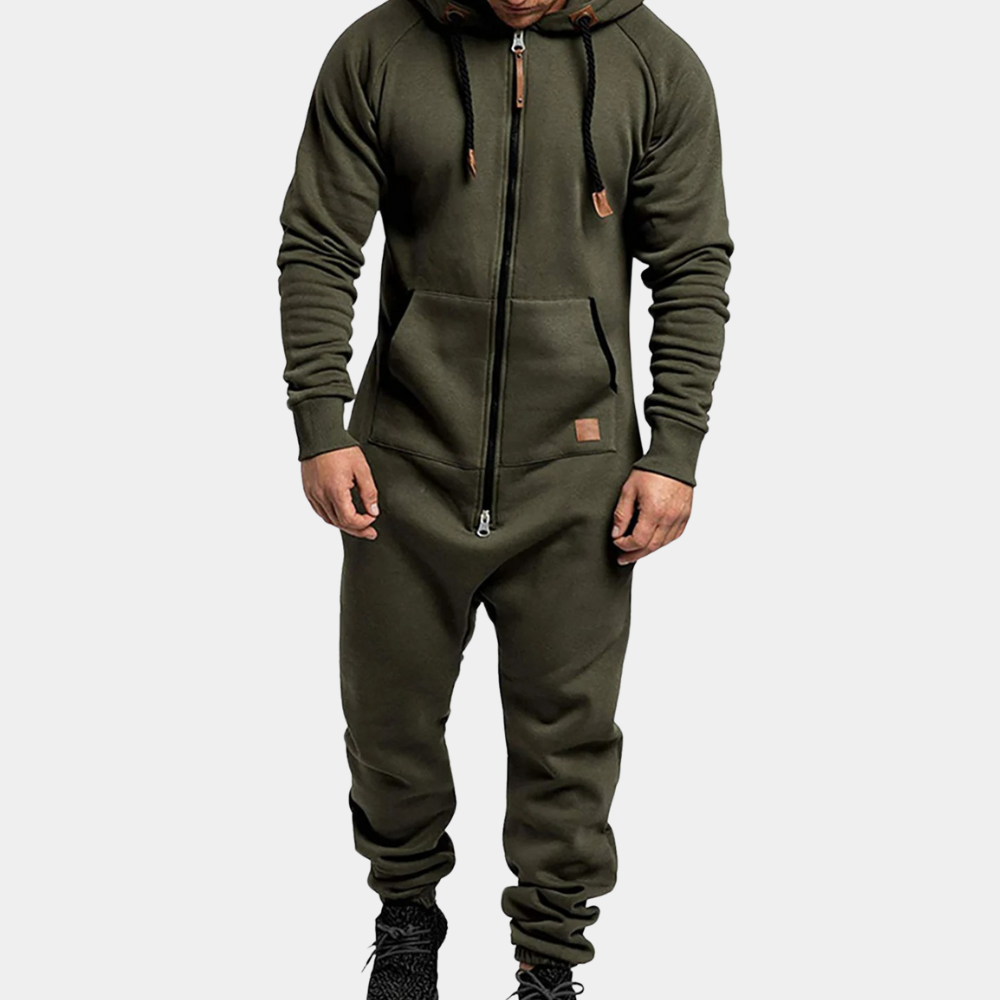 Warme winter jumpsuit voor heren