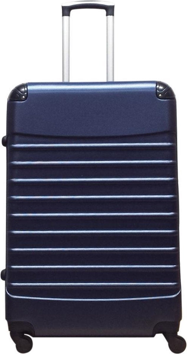 2-Delige donkerblauwe hardcase kofferset