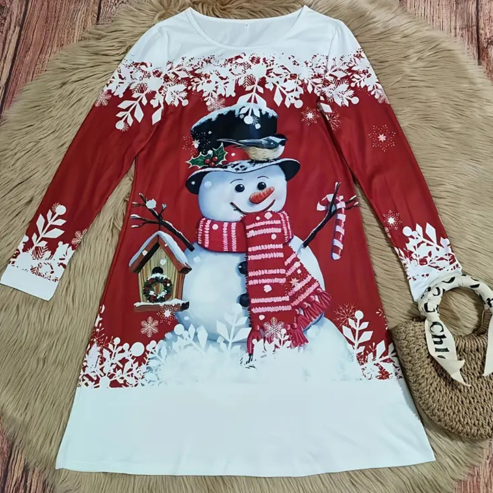 Vrolijke kerstjurk voor dames Brashine