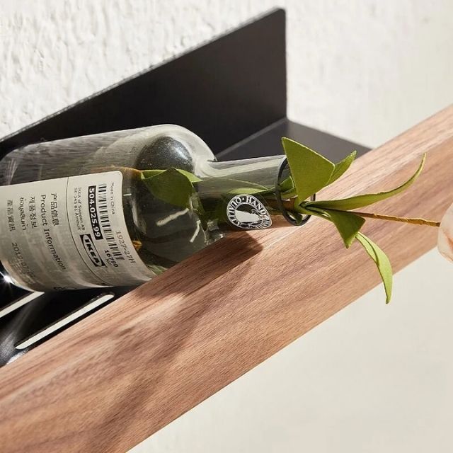 Massief houten badkamerplank