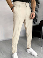 Wafel joggers voor heren