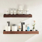 Massief houten badkamerplank