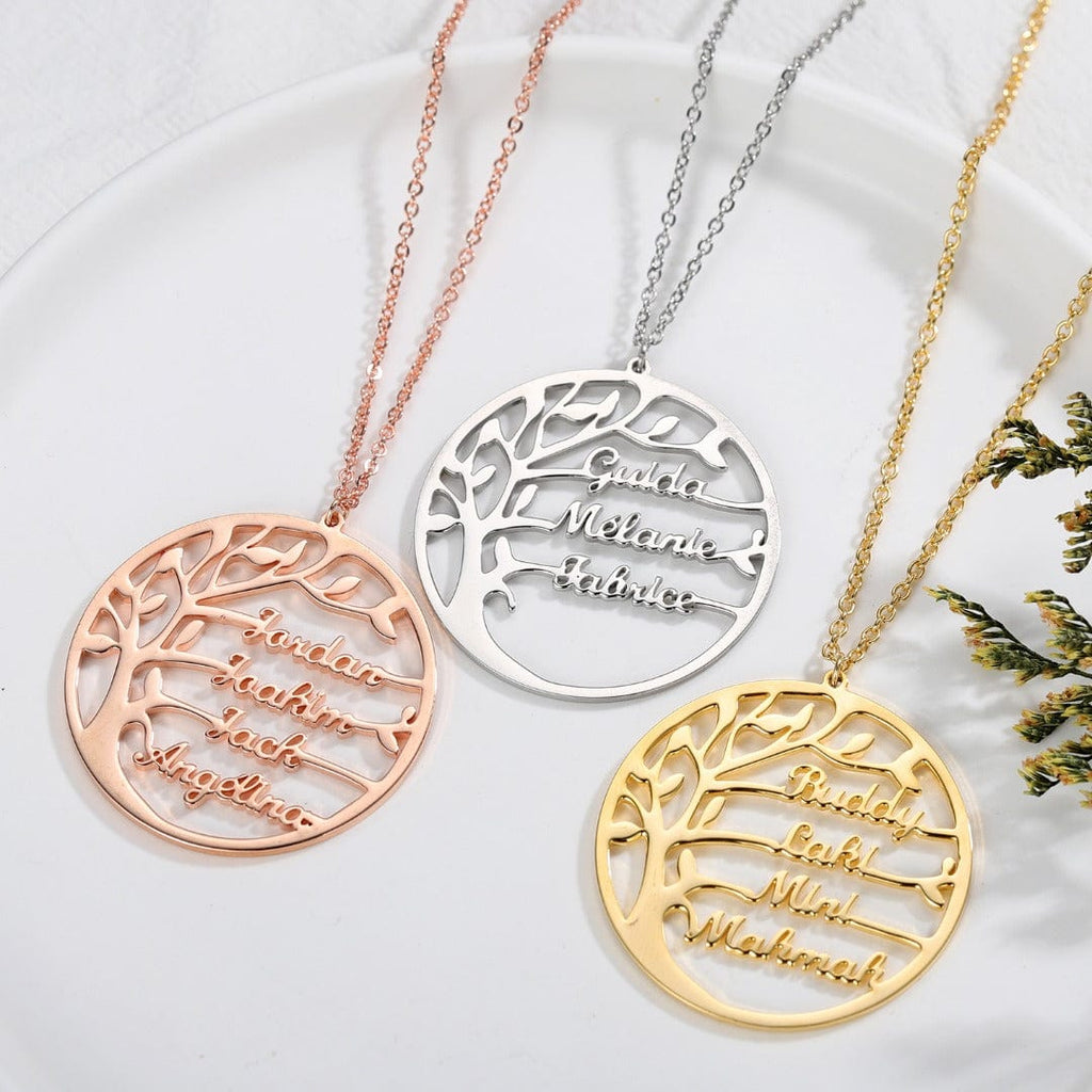 Ketting met familieboomhanger