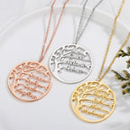 Ketting met familieboomhanger