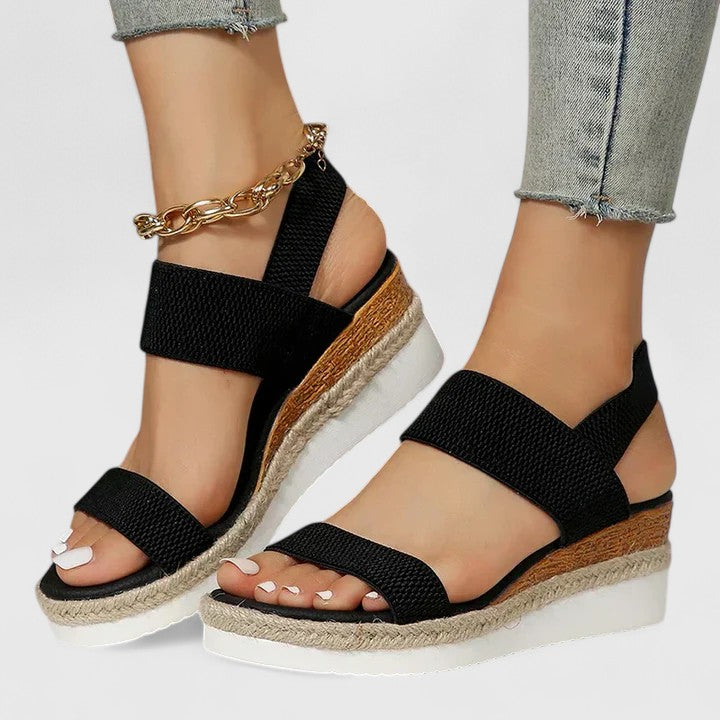 Sandalen met voetboogsteun en ruimte voor eigen inlegzolen