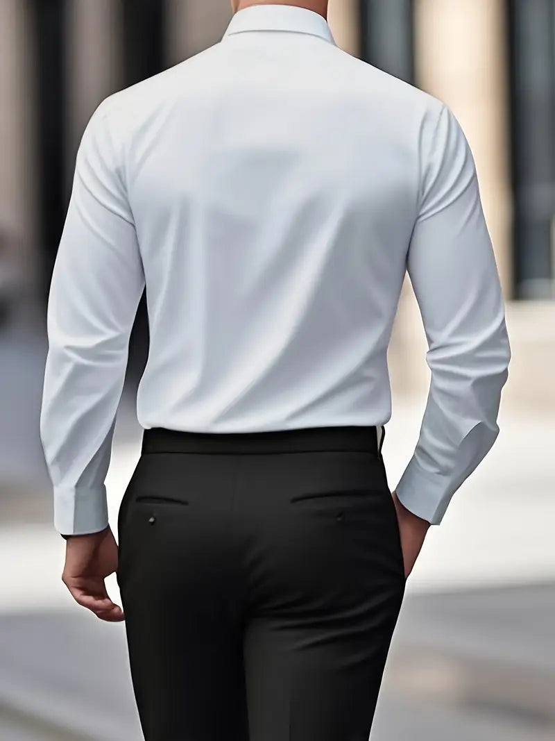 Fabrice | Slim-fit herenoverhemd met lange mouwen