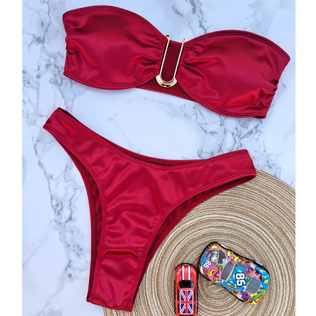 Hanna strapless bikini