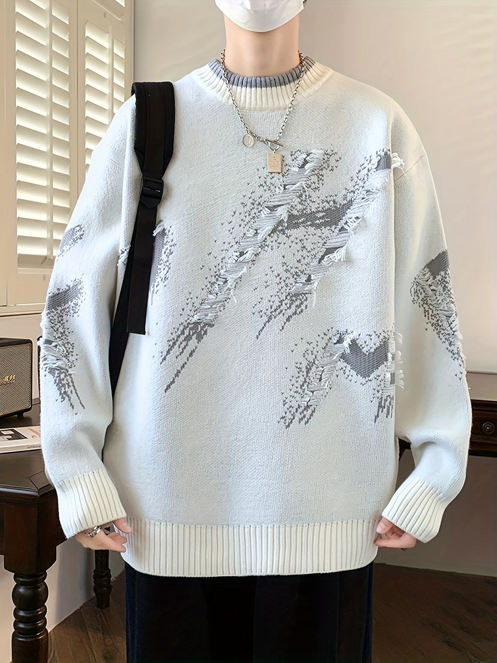 Oversized gebreide trui – Liva