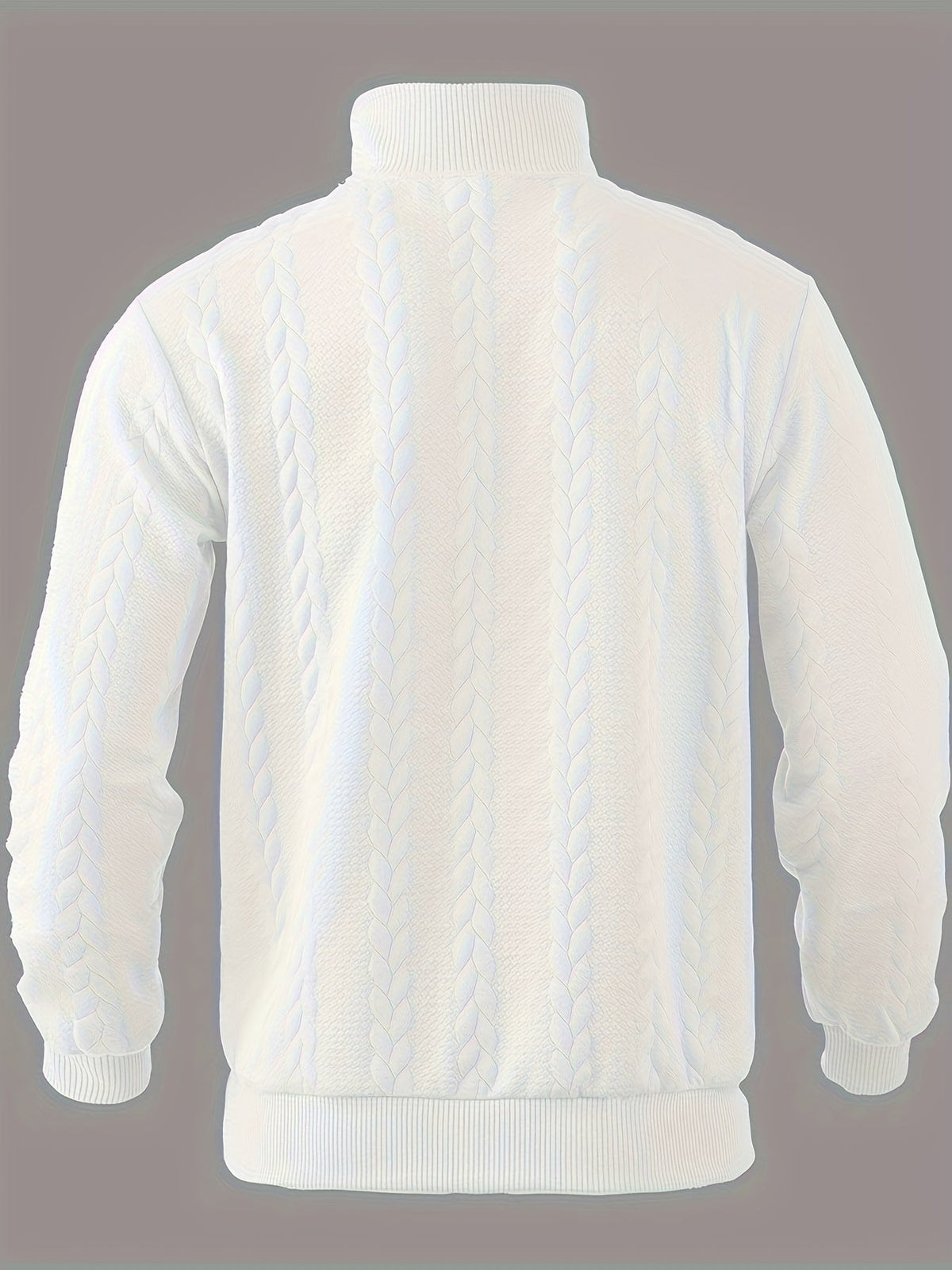 Vintage heren trui met rits — afbeelding 3