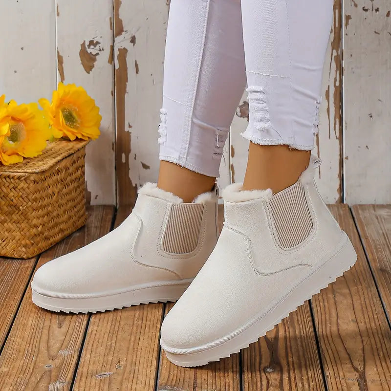 Comfy thermische slip-on snowboots