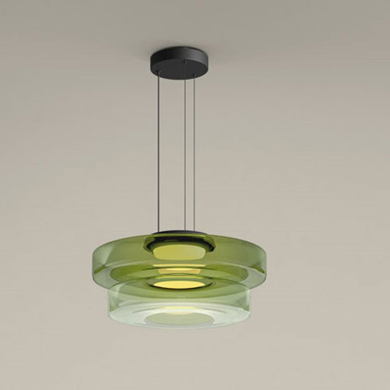 Glazen hanglamp in bauhaus stijl — afbeelding 10