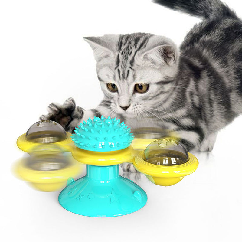 Katten windmolen krab- en speelstation