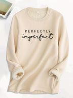 Comfy fleece sweatshirt