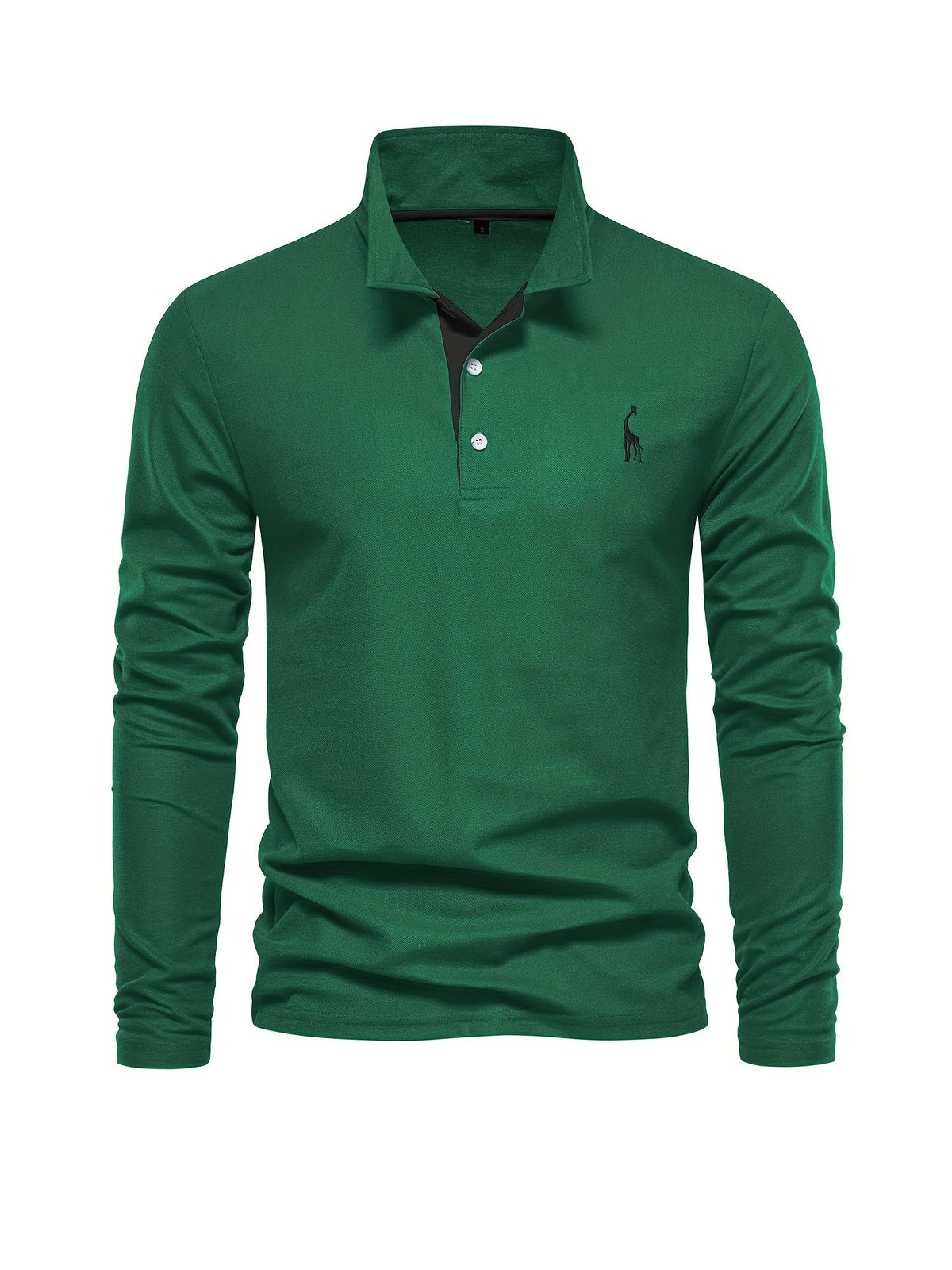 Heren polo met lange mouwen – Elin