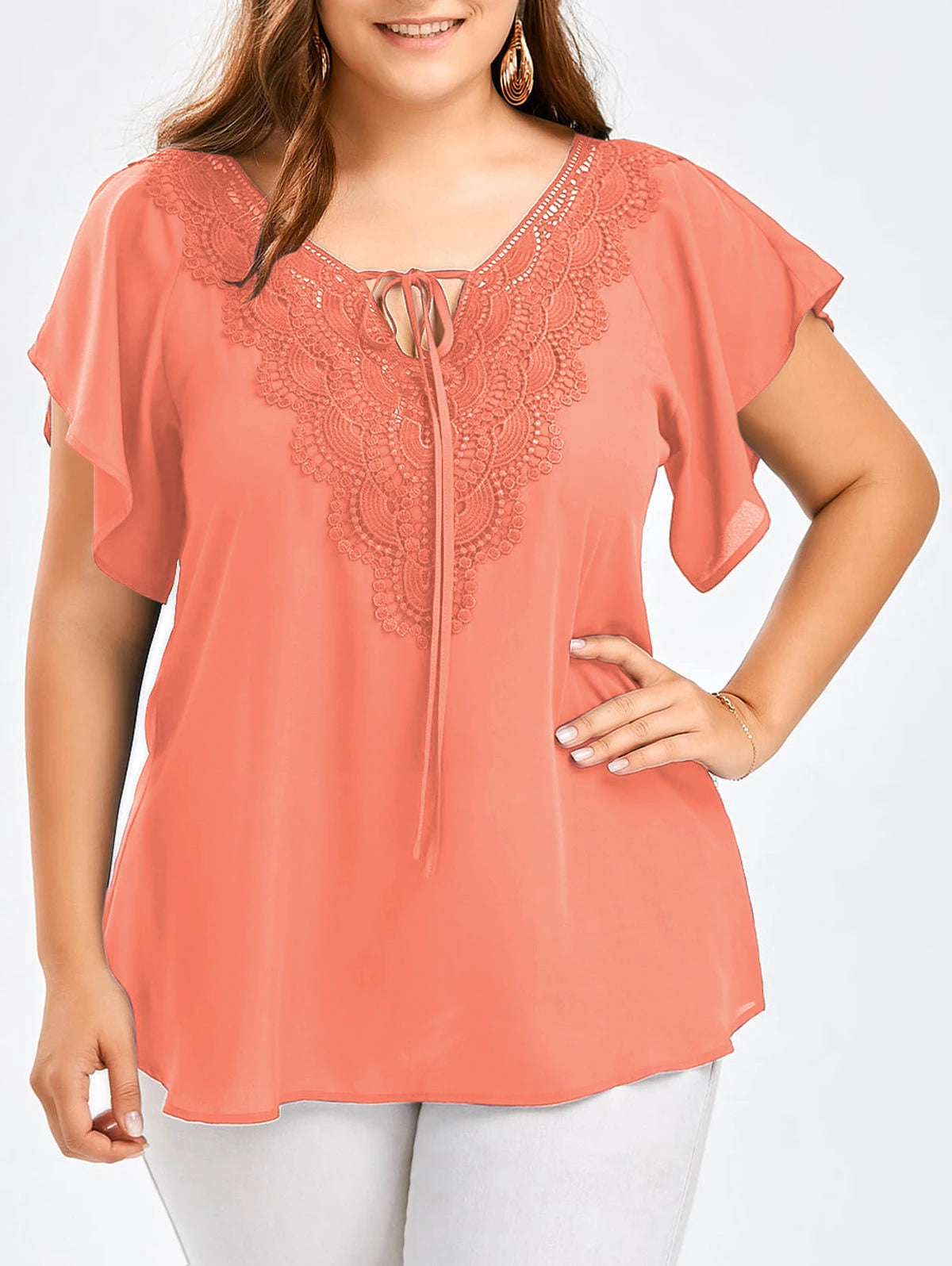 Femke plus-size top