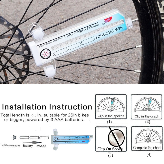 3D LED-fietslamp