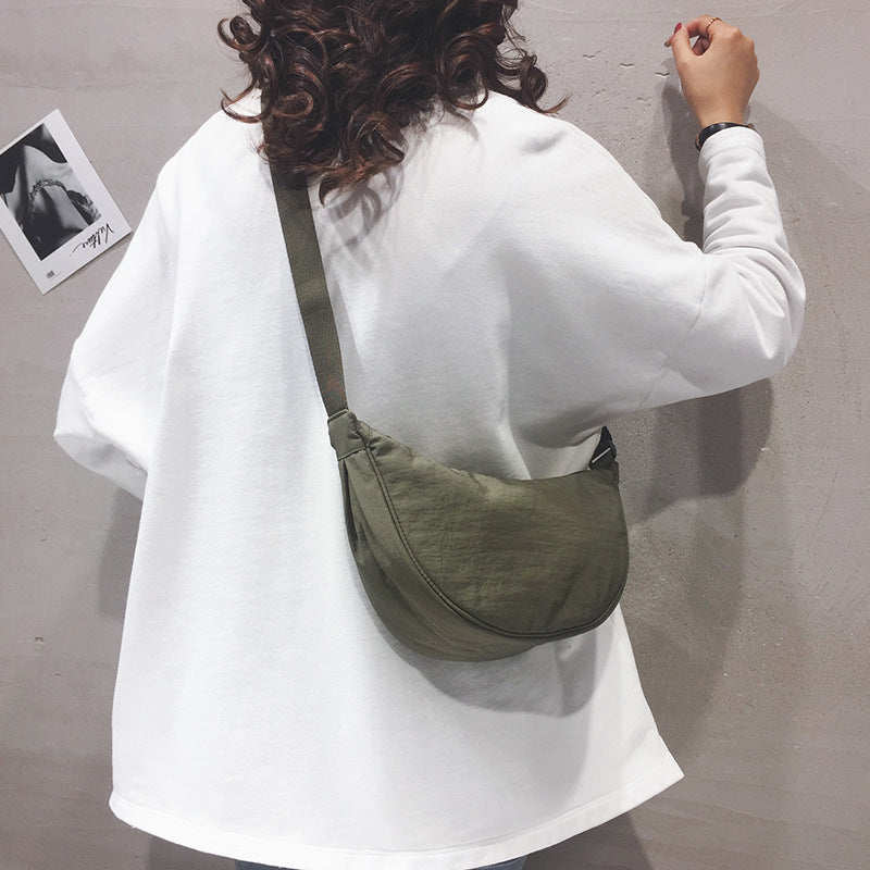 Half moon crossbody bag