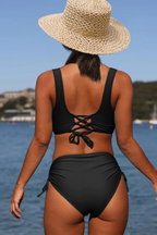 Effen bikiniset met sportieve twist