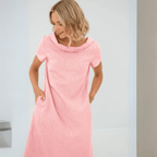Linnen dames zomerjurk