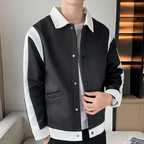 Heren patchworkjack