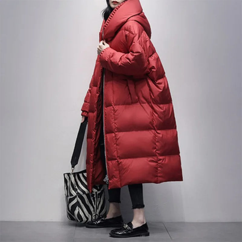 Lang gevoerd dames winterjack