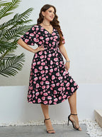 Meredith plus-size jurk