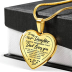 Hart dedication ketting – materiaal: Alloy — afbeelding 2