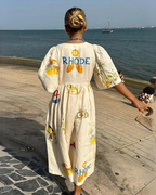 Oversized V-hals zomerkleed