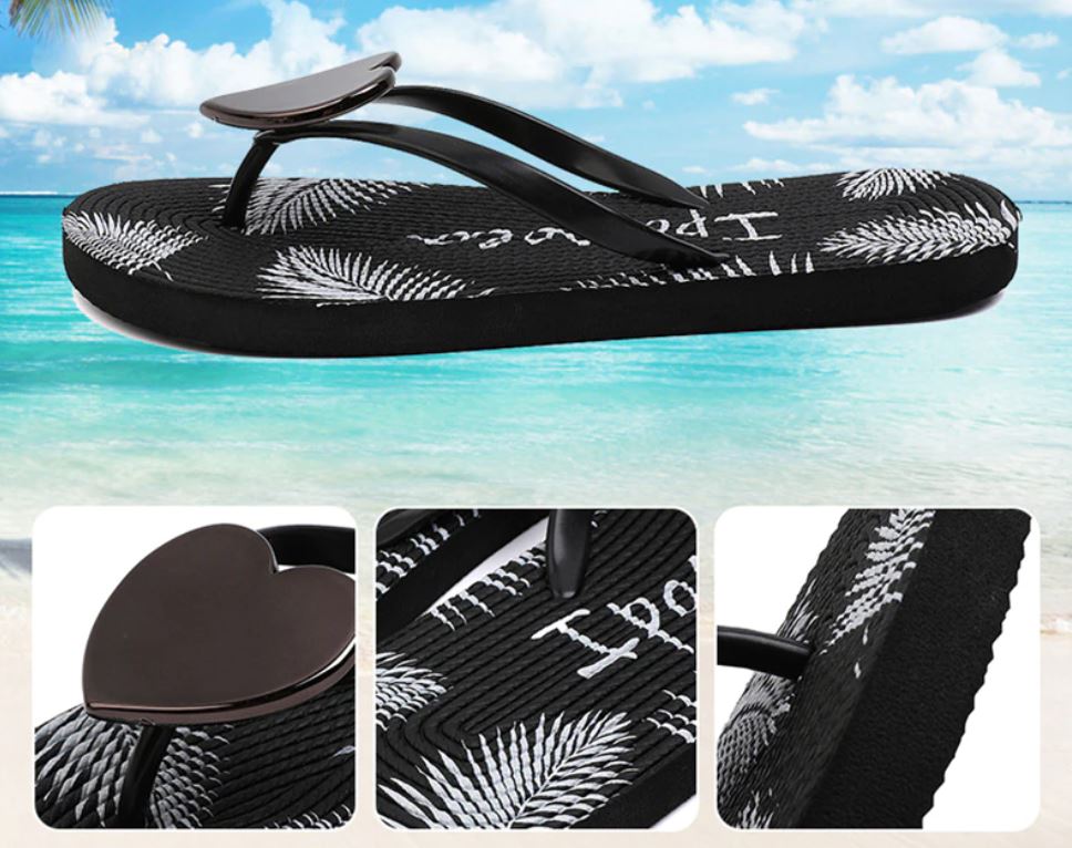 Dames teen slipper Love slides